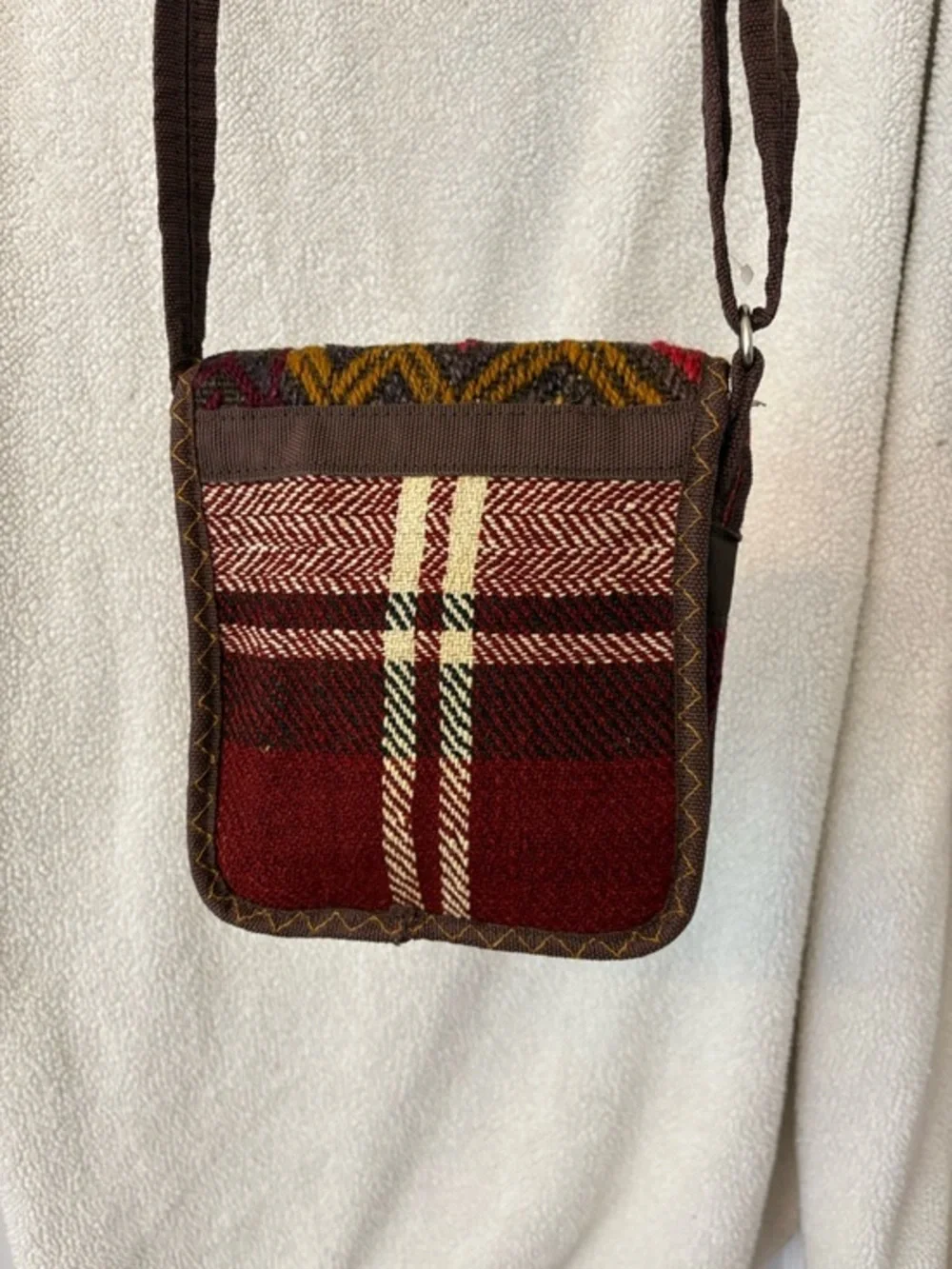 Bohemian Patterned Crossbody Mini Bag in Multicolor - Picture 3 of 13